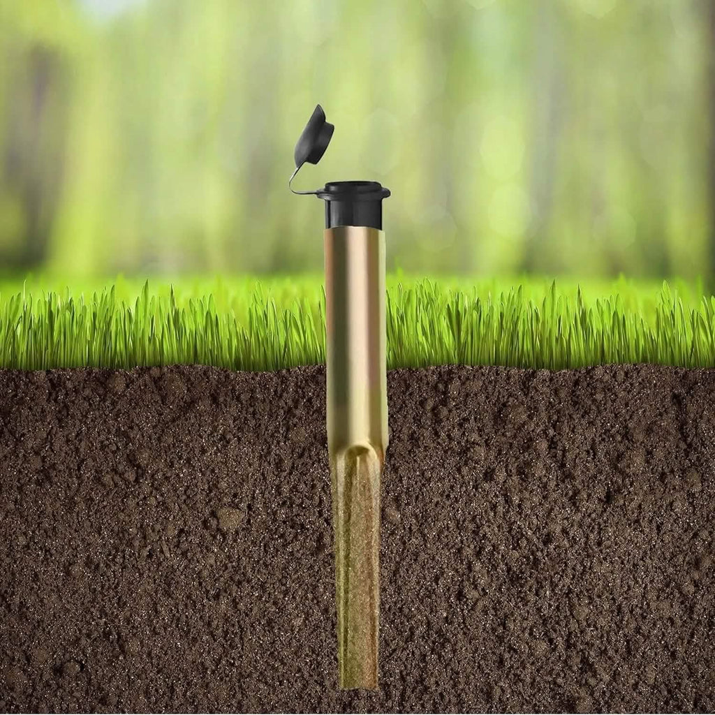 £6.75 Metal Ground Spike for Rotary Airers and Parasols with End Cap