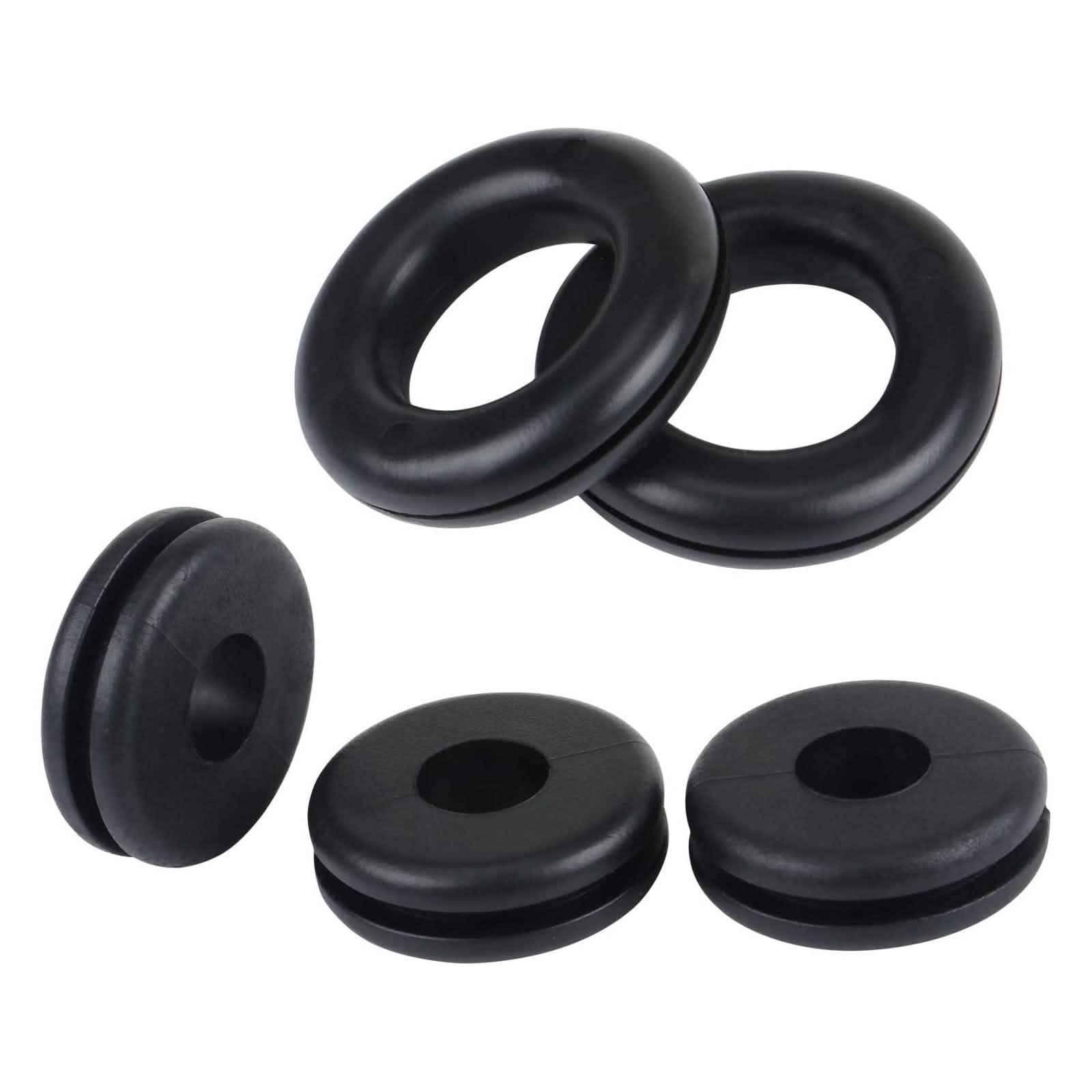 tooltime.co.uk Rubber Grommets 125pc Rubber Grommets Set Assorted SIzes with Storage Case