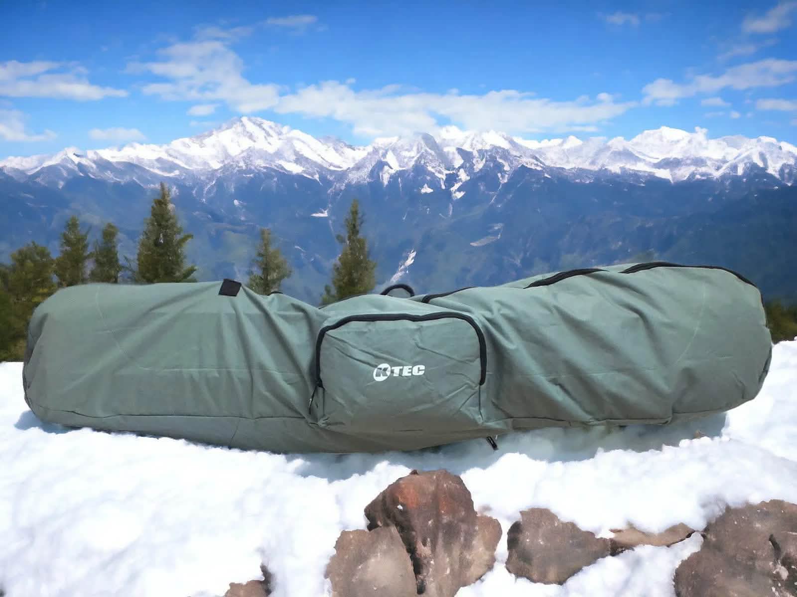 tooltime.co.uk Snowboard Bag Ktec Grey Holdall Rucksack Snow Board Carry Case Travel Luggage