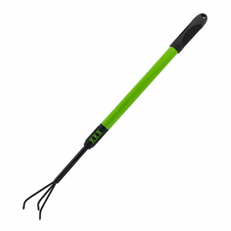 tooltime.co.uk Telescopic Cultivator Telescopic Garden Cultivator Hand Tool with Extendable Handle 73-100cm