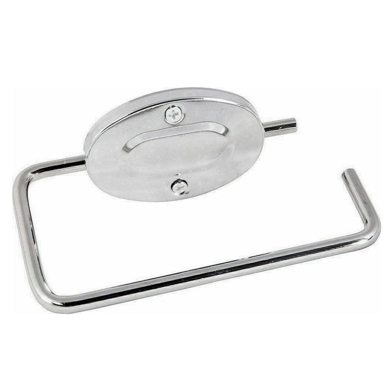 tooltime.co.uk Toilet Roll Holder Wall Mounted Chrome Toilet Roll Holder with Fixings