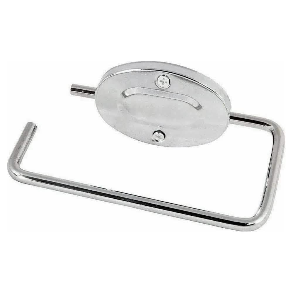 tooltime.co.uk Toilet Roll Holder Wall Mounted Chrome Toilet Roll Holder with Fixings