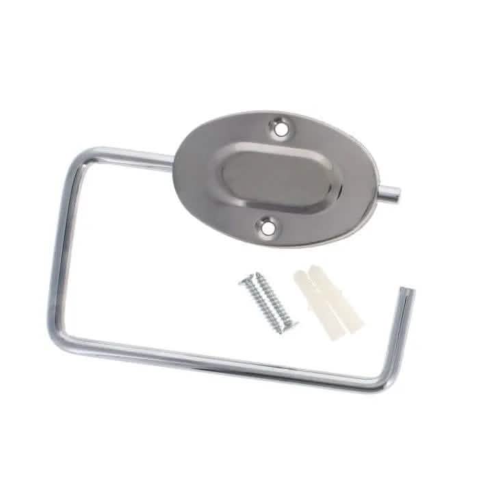 tooltime.co.uk Toilet Roll Holder Wall Mounted Chrome Toilet Roll Holder with Fixings