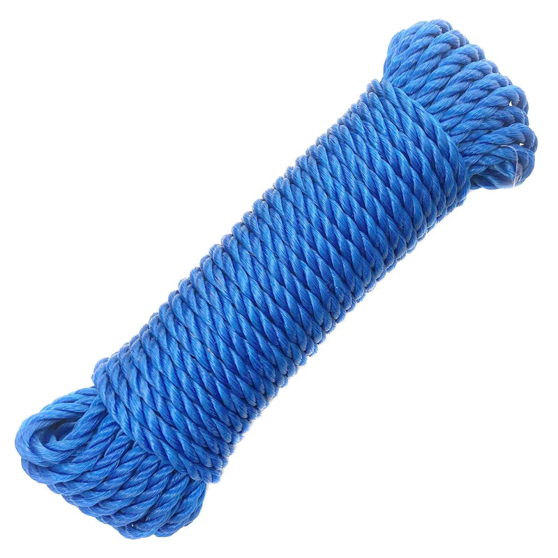 tooltime.co.uk Utility Rope Multipurpose Polypropylene Rope Shank 6mm x 15m