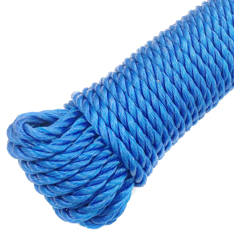 tooltime.co.uk Utility Rope Multipurpose Polypropylene Rope Shank 6mm x 15m