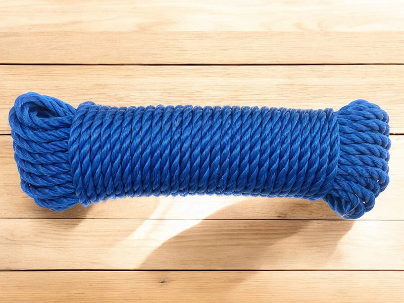tooltime.co.uk Utility Rope Multipurpose Polypropylene Rope Shank 6mm x 15m