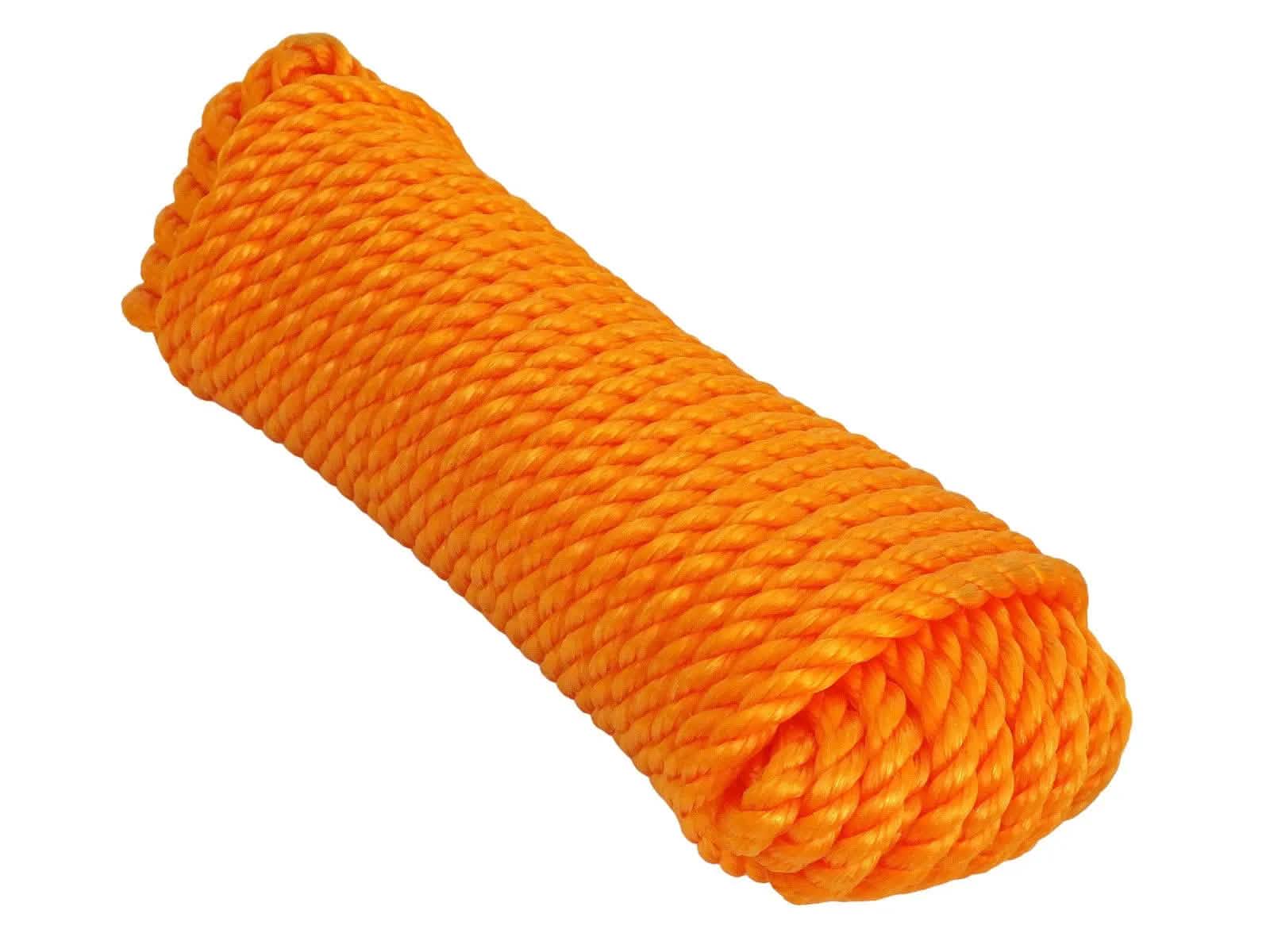 tooltime.co.uk Utility Rope Poly Rope Shank 20m x 10mm Multipurpose Polypropylene Rope