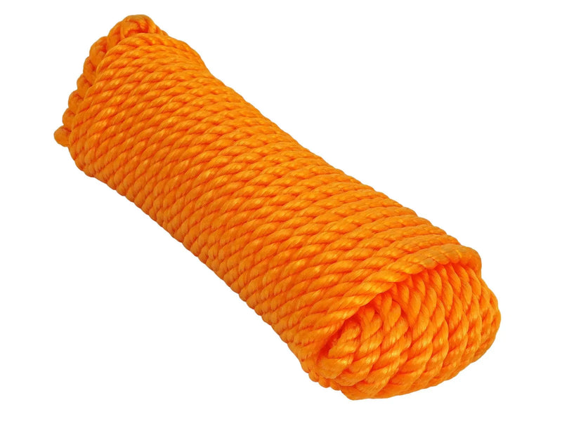 tooltime.co.uk Utility Rope Poly Rope Shank 20m x 10mm Multipurpose Polypropylene Rope