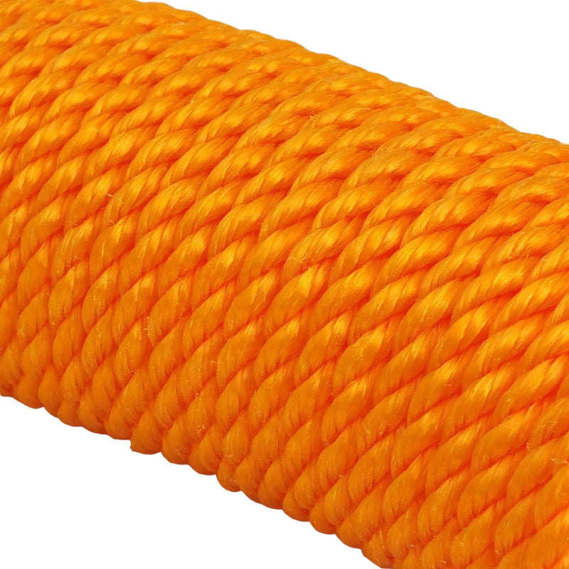 tooltime.co.uk Utility Rope Poly Rope Shank 20m x 10mm Multipurpose Polypropylene Rope