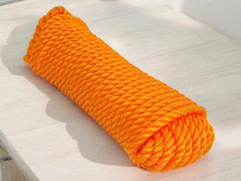 tooltime.co.uk Utility Rope Poly Rope Shank 20m x 10mm Multipurpose Polypropylene Rope