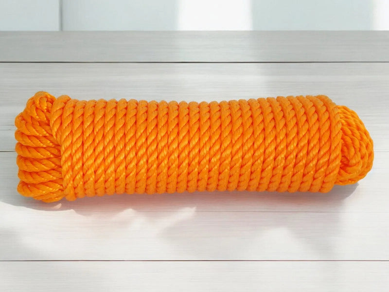 tooltime.co.uk Utility Rope Poly Rope Shank 20m x 10mm Multipurpose Polypropylene Rope