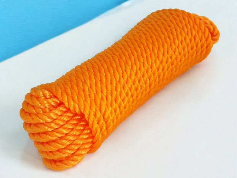 tooltime.co.uk Utility Rope Poly Rope Shank 20m x 10mm Multipurpose Polypropylene Rope