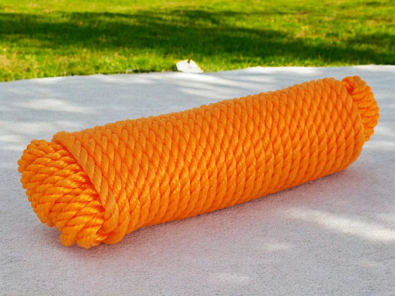 tooltime.co.uk Utility Rope Poly Rope Shank 20m x 10mm Multipurpose Polypropylene Rope