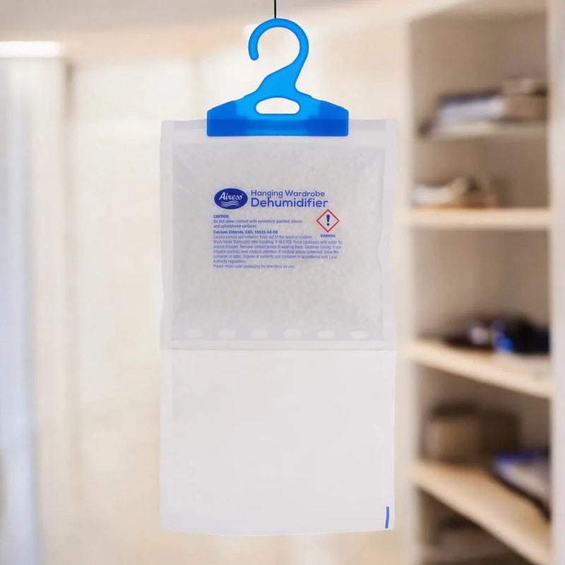 tooltime.co.uk Wardrobe Dehumidifier Bags Pack of 3 Hanging Wardrobe Dehumidifier Bags