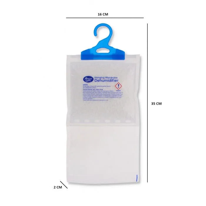 tooltime.co.uk Wardrobe Dehumidifier Bags Pack of 3 Hanging Wardrobe Dehumidifier Bags