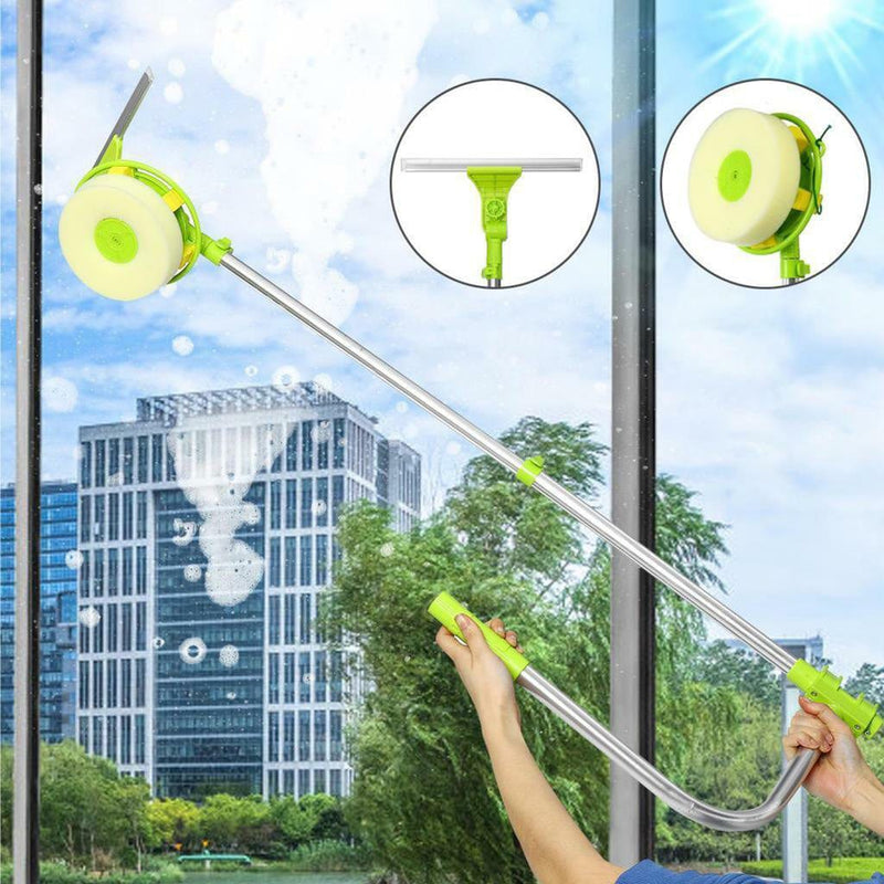 tooltime.co.uk Window Cleaning Kit U-Type Telescopic Window Cleaning Kit for Flats and High Rise Apartments