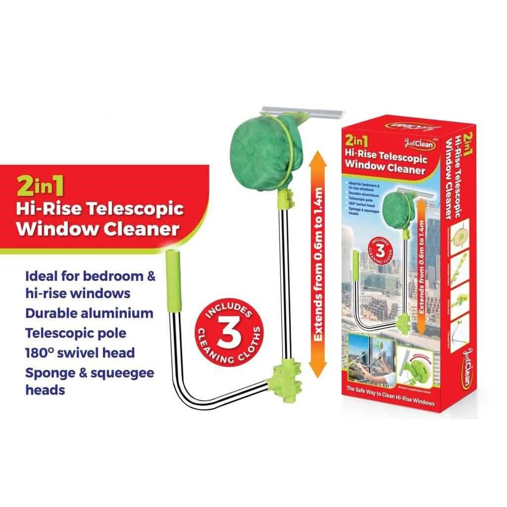 £16.95 UType Telescopic Window Cleaning Kit for Flats and High Rise