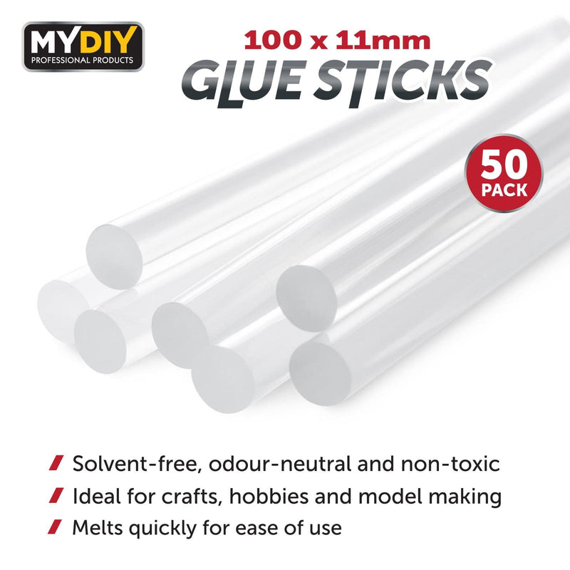 tooltime-DGI 50Pcs Glue Sticks 100*11Mm