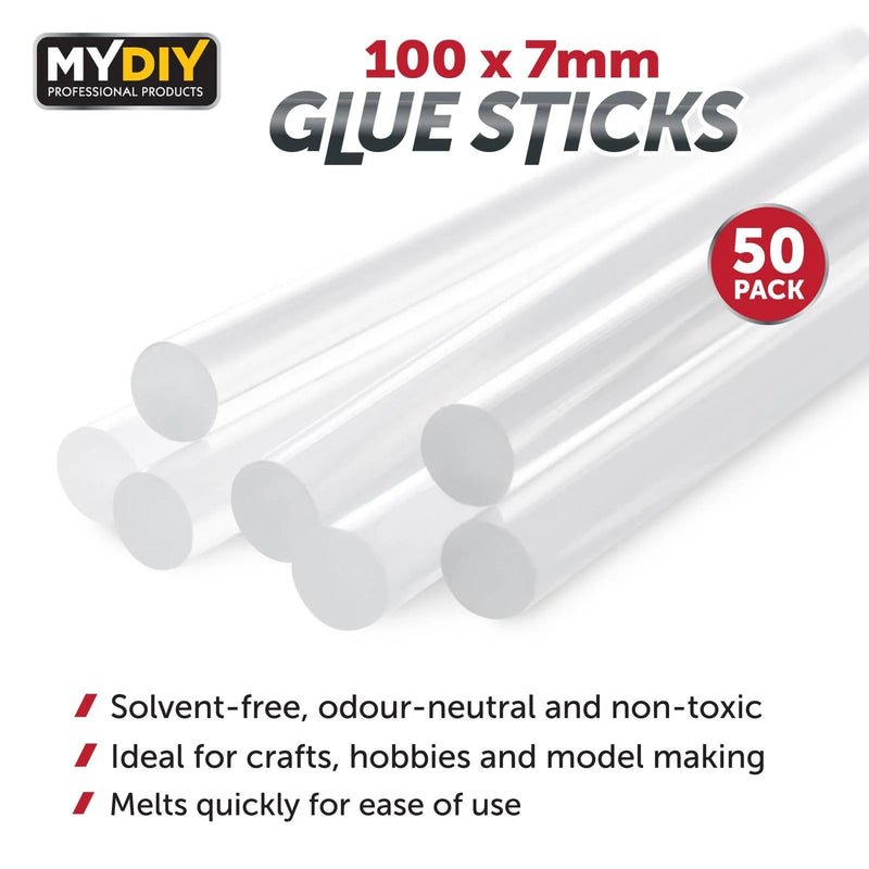 tooltime-DGI glue sticks Glue Sticks 7mm x 100mm  - 50 Pack