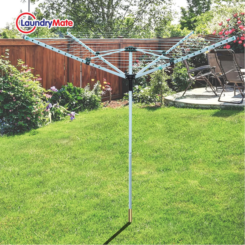 tooltime-DGI Metal Ground Spike 32mm Garden Clothes Washing Line Socket Rotary Airer Parasol