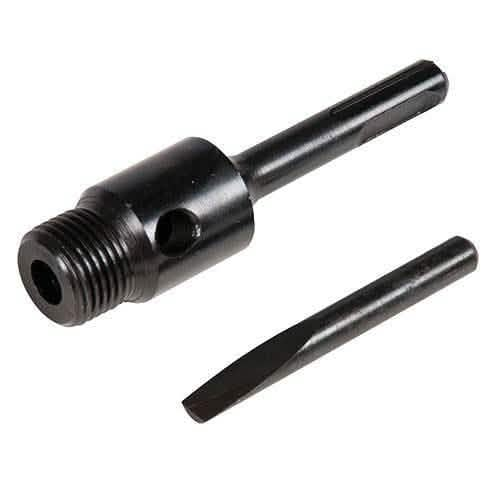 tooltime Diamond Core Drill 117mm X 150mm Diamond Core Drill + 100Mm Sds Arbor + Pilot Drill