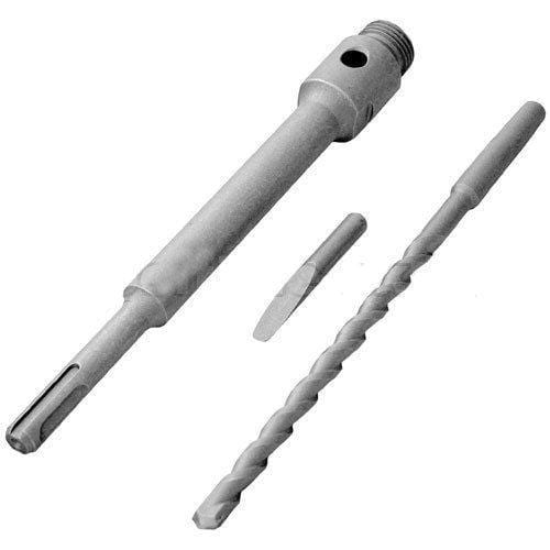 tooltime Diamond Core Drill Bit 127mm Diamond Core Drill + 200mm Sds Arbor Shank + Pilot Bit  + Ejector Drift Key