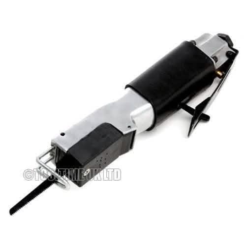 tooltime-E Air Body Saw Reciprocating Air Body Cut Off Saw + 6 Blades Professional Bodyshop Cutting Tool