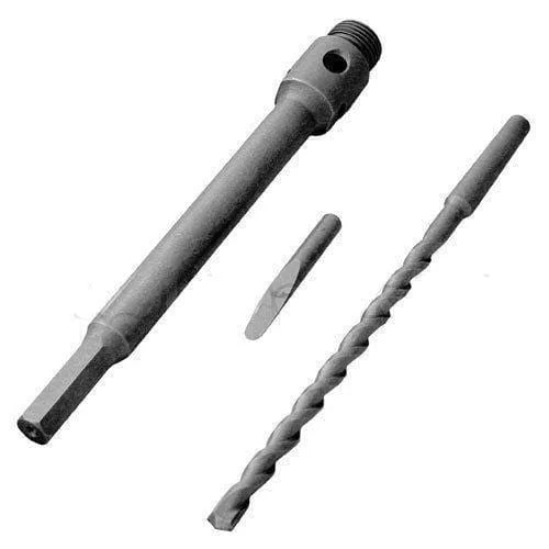 tooltime-E Diamond Core Drill Bit 107Mm X 150Mm Diamond Core Drill + Hex Arbor Shank + Pilot Bit + Ejector