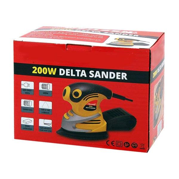 tooltime-E Electric Detail Sander HEAVY DUTY 200W ELECTRIC PALM MOUSE DELTA DETAIL SANDER WITH DUST COLLECTION BOX