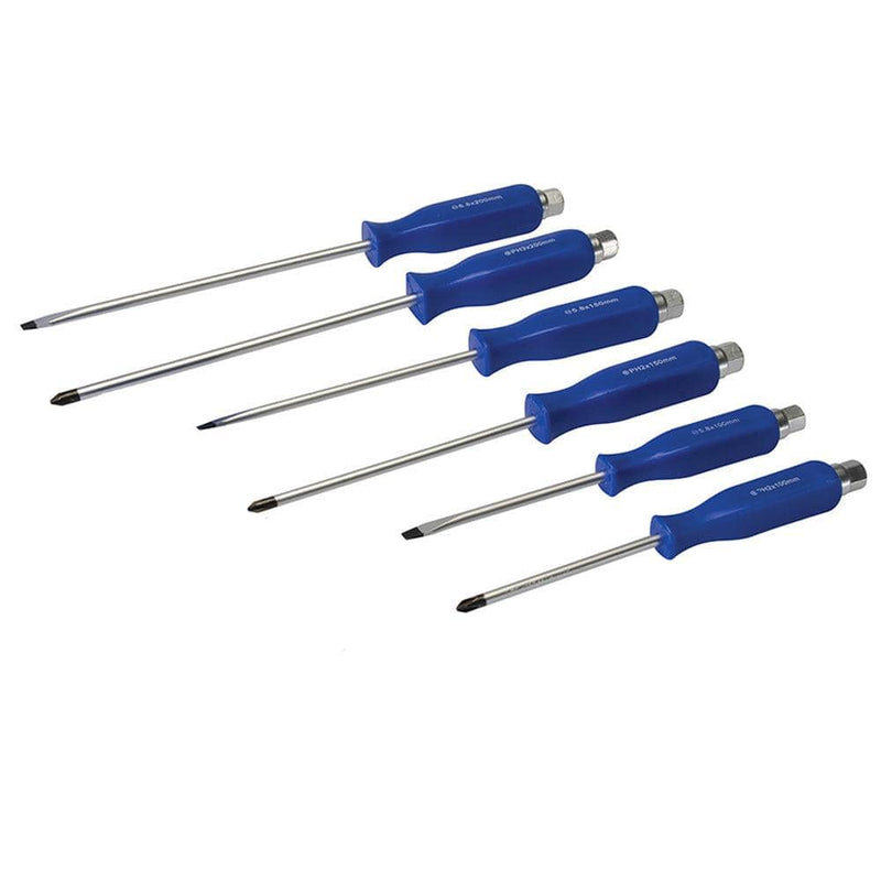 tooltime-E Magnetic Screwdrivers Set Hex Impact Bolster Handles Mechanics Engineers 12pc