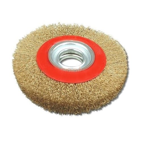 tooltime Electric Bench Grinder 150mm 230V 150W + 6" Polishing Grinding Wire Wheel Brush