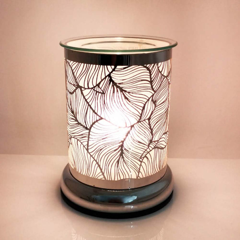 tooltime ELECTRIC TOUCH CONTROL WAX MELT BURNER LAMP AROMATHERAPY - SILHOUETTE LEAVES