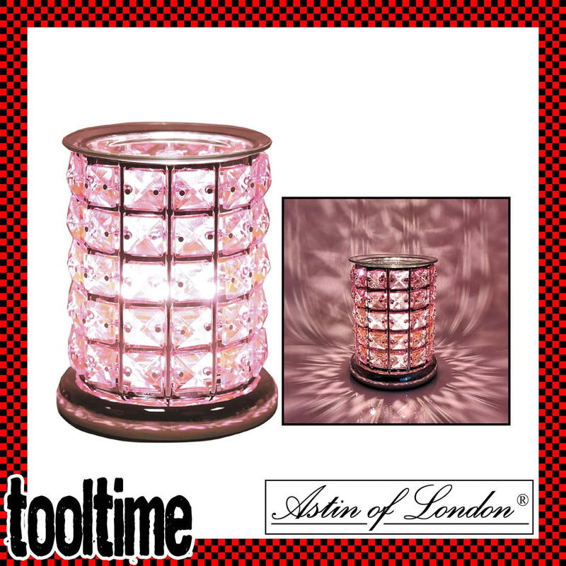 tooltime Electric Wax Burner Aroma Melt Warmer With Touch Control - Pink Crystal
