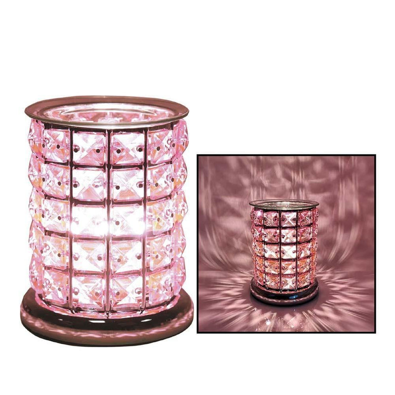 tooltime Electric Wax Burner Aroma Melt Warmer With Touch Control - Pink Crystal