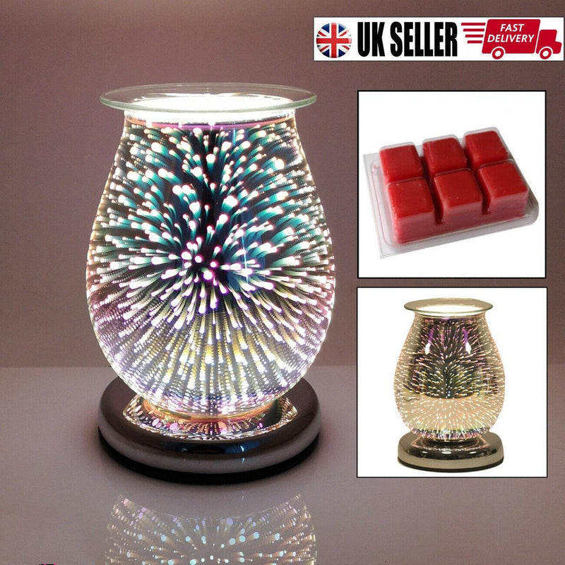 tooltime Electric Wax Melter Electric Wax Melt Burner 3D Starburst With Touch Control And Wax Melt