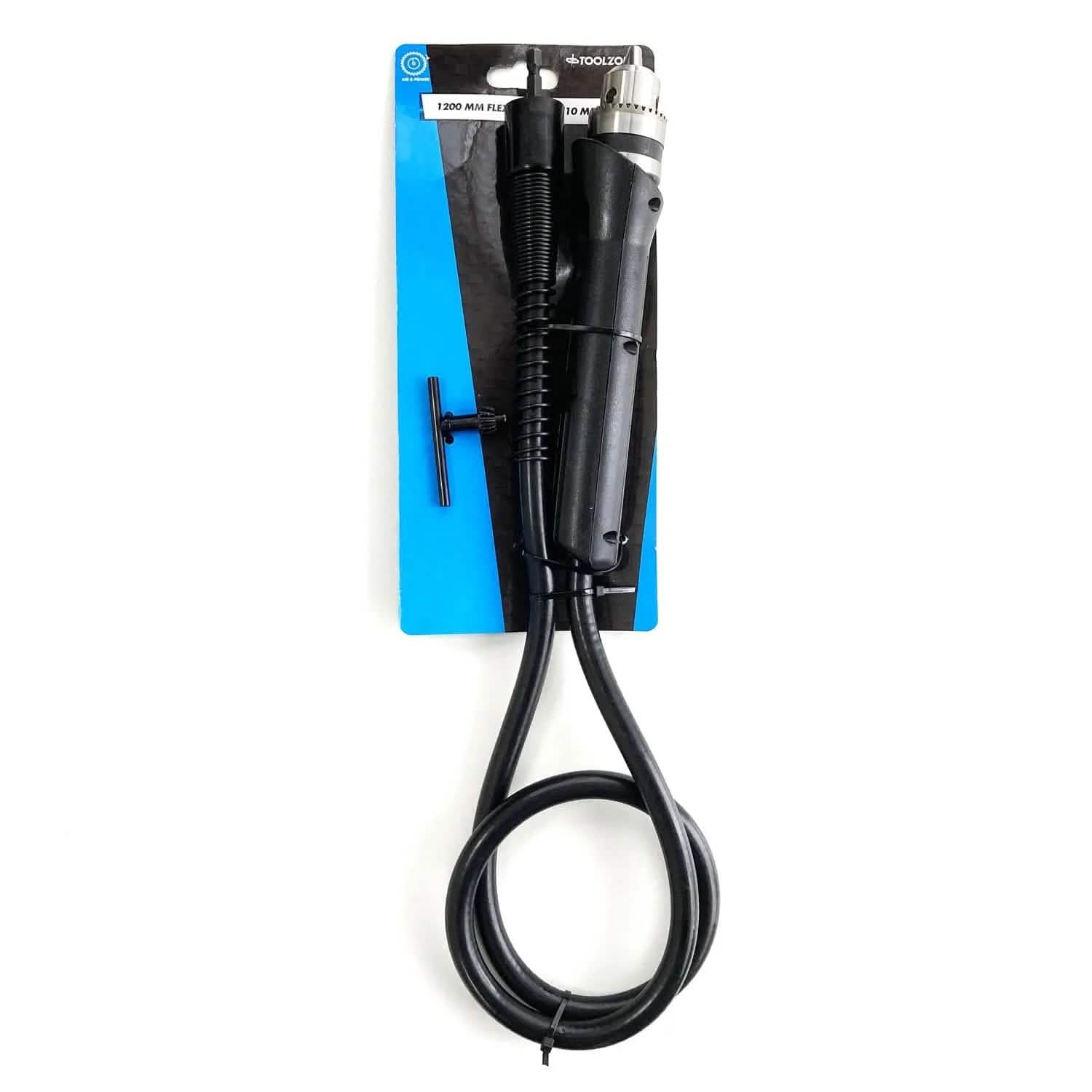 tooltime Flexible Drill Shaft Extension 1200mm Long Flexi Drive - Keyed Chuck