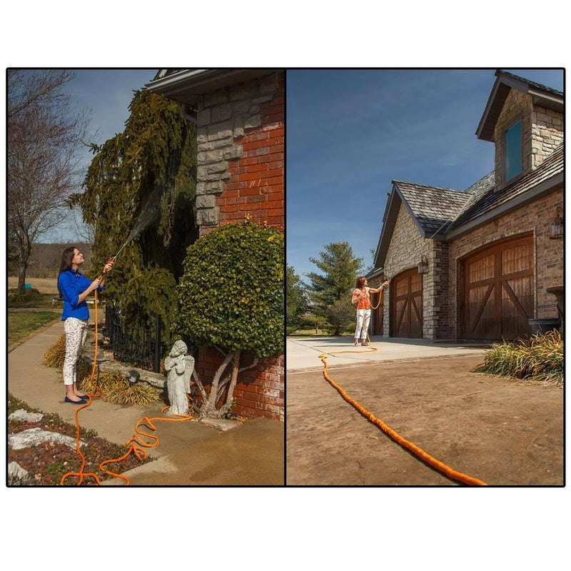 tooltime Garden Hose Spray Nozzles Orange Handle Water Jet Power Washer Pressure Water Nozzle Lance - Garden Hose