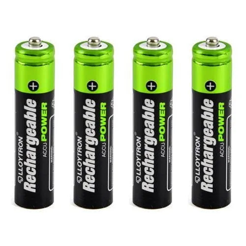 tooltime General Purpose Battery Chargers Compact Portable Plug In Battery Charger +8 AAA & AA Nimh Rechargeable Batteries