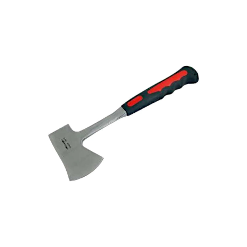 tooltime Hand Axe Hand Axe Hatchet Rubber Handle with Fully Forged Steel Head Firewood Splitter