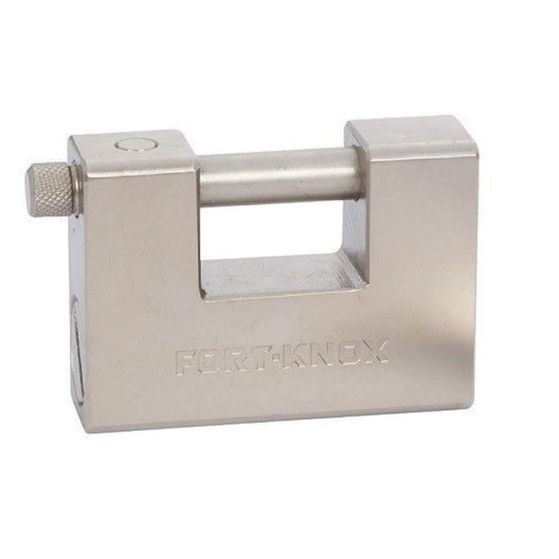 tooltime HEAVY DUTY 96MM C TYPE CONTAINER SHUTTER BLOCK PADLOCK 3 KEYS LIFETIME WARRANTY