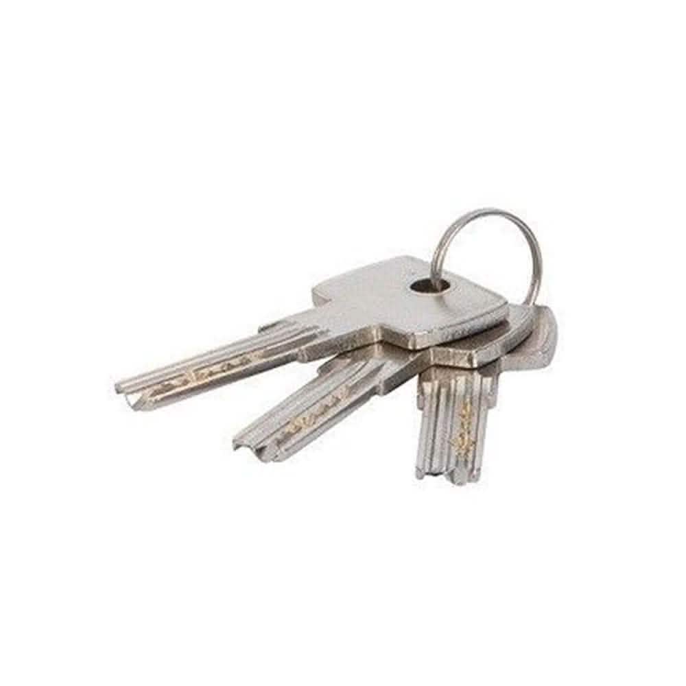 tooltime HEAVY DUTY 96MM C TYPE CONTAINER SHUTTER BLOCK PADLOCK 3 KEYS LIFETIME WARRANTY