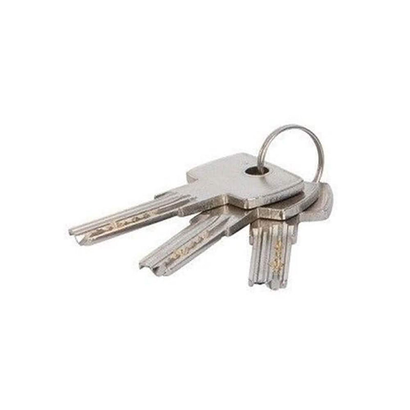 tooltime HEAVY DUTY 96MM C TYPE CONTAINER SHUTTER BLOCK PADLOCK 3 KEYS LIFETIME WARRANTY