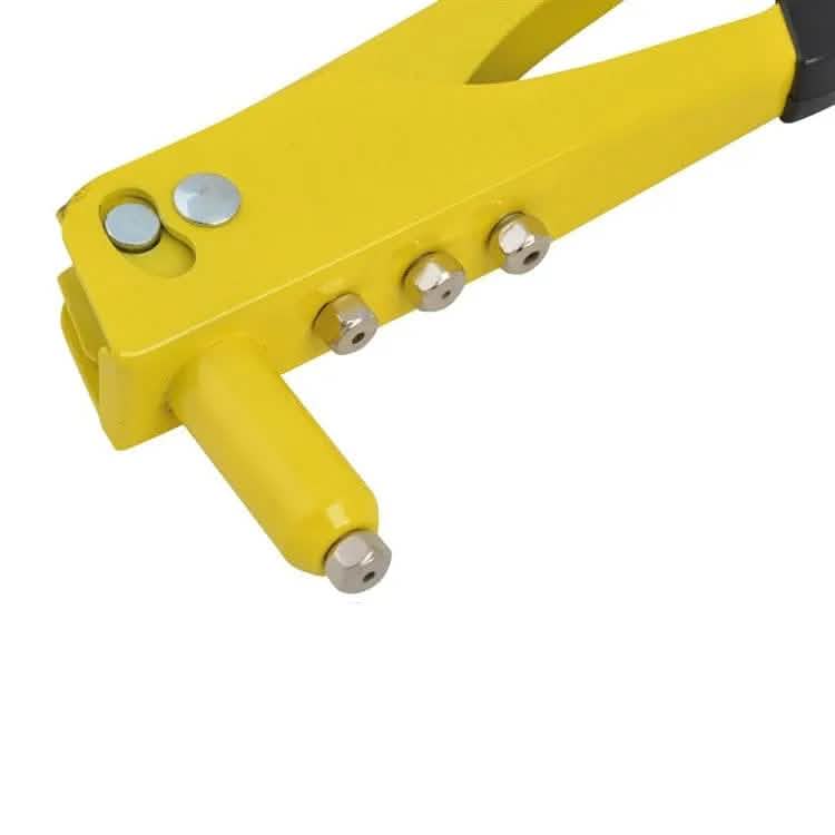 £9.95 Heavy Duty Hand Rivet Gun 4 Head Nozzle Riveter Plus 1000 ...