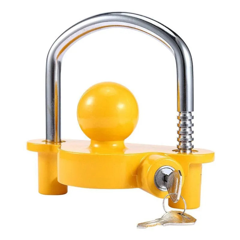 tooltime Hitch Lock Universal High Security Caravan Trailer Hitch Lock Hitchlock Coupling Tow Ball