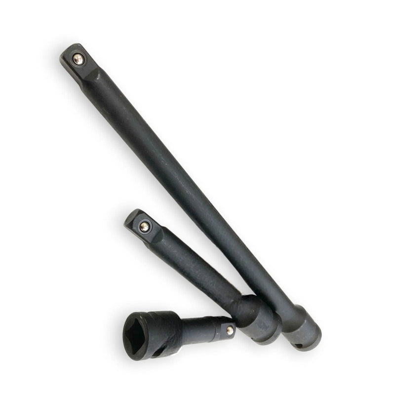 tooltime Impact Bits Impact Extension Bar Socket Long Reach 1/2 Dr Set 3" 5" 10" (3pc)