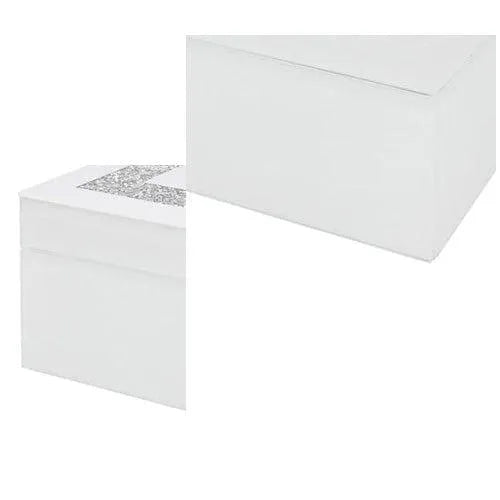 tooltime Jewellery Box White Crystal Jewellery Box 21cm