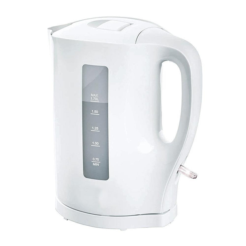 tooltime kettle White Cordless Kettle 1.7L Jug 2200W Electric Fast Boil With Washable Filter