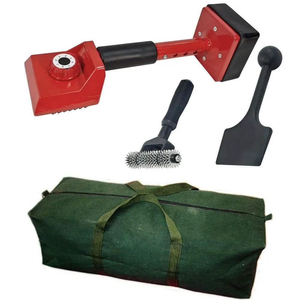 tooltime Knee Kicker Seam Roller Stair Press + Bag - Carpet Fitting Tool Kit  (5pc)