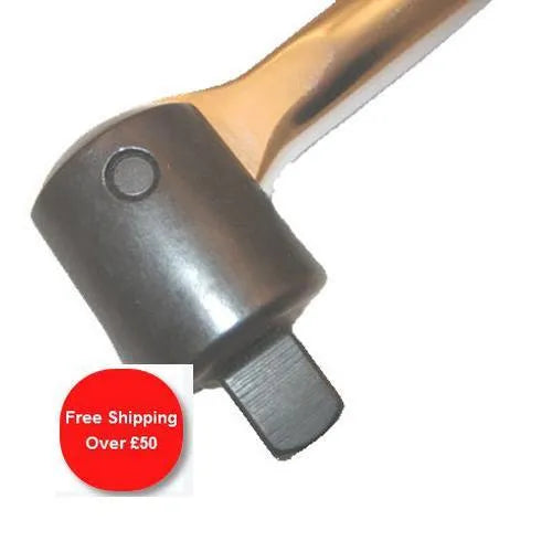 tooltime Knuckle Flexi Breaker Bar Professional 1/2" Dr Knuckle Flexi Breaker Bar 24" 600Mm Long - Crv Steel