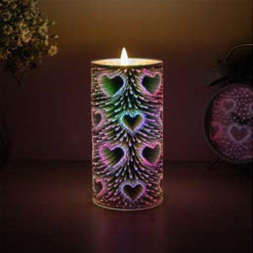 tooltime LED Candles LED Candle + Remote Colour Changing LED Christmas Star Heart Butterfly Fireworks